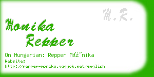 monika repper business card